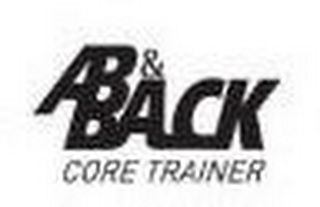 AB & BACK CORE TRAINER