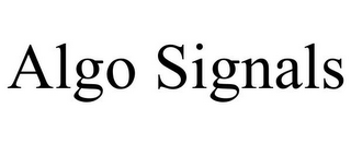 ALGO SIGNALS