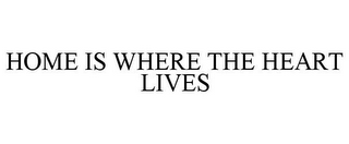 HOME IS WHERE THE HEART LIVES