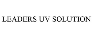 LEADERS UV SOLUTION