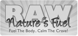 RAW NATURE'S FUEL FUEL THE BODY..CALM THE CRAVE!