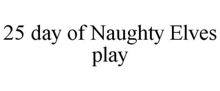 25 DAY OF NAUGHTY ELVES PLAY