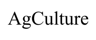 AGCULTURE