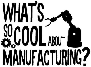 WHAT'S SO COOL ABOUT MANUFACTURING?