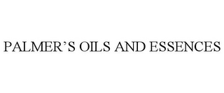 PALMER'S OILS AND ESSENCES