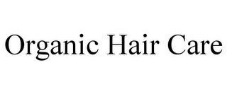 ORGANIC HAIR CARE