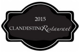 2015 CLANDESTINORESTAURANT