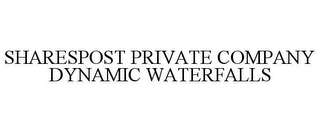 SHARESPOST PRIVATE COMPANY DYNAMIC WATERFALLS