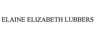 ELAINE ELIZABETH LUBBERS