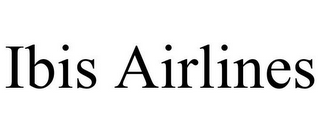 IBIS AIRLINES