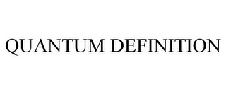 QUANTUM DEFINITION