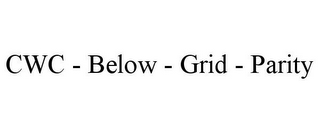 CWC - BELOW - GRID - PARITY