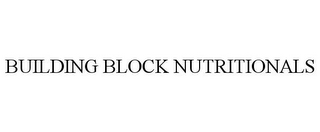 BUILDING BLOCK NUTRITIONALS