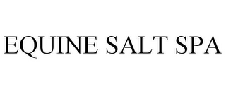 EQUINE SALT SPA