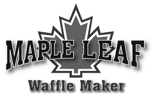 MAPLE LEAF WAFFLE MAKER