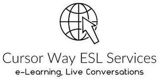 CURSOR WAY ESL SERVICES E-LEARNING, LIVE CONVERSATIONS