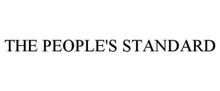 THE PEOPLE'S STANDARD