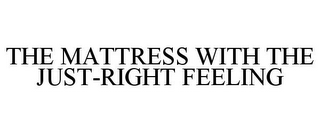 THE MATTRESS WITH THE JUST-RIGHT FEELING