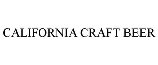 CALIFORNIA CRAFT BEER