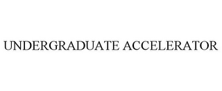 UNDERGRADUATE ACCELERATOR