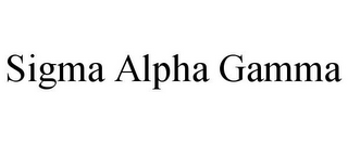 SIGMA ALPHA GAMMA