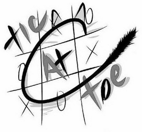 TIC X O O CAT X X O TOE