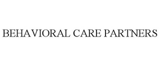 BEHAVIORAL CARE PARTNERS