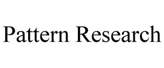 PATTERN RESEARCH