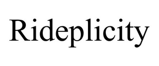 RIDEPLICITY