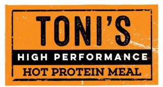 TONI'S HIGH PERFORMANCE HOT PROTEIN MEAL