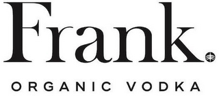 FRANK. ORGANIC VODKA