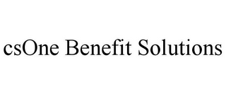 CSONE BENEFIT SOLUTIONS