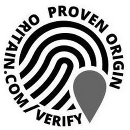 PROVEN ORIGIN ORITAIN.COM/VERIFY