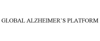 GLOBAL ALZHEIMER'S PLATFORM