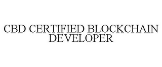 CBD CERTIFIED BLOCKCHAIN DEVELOPER