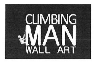 CLIMBING MAN WALL ART