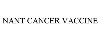 NANT CANCER VACCINE
