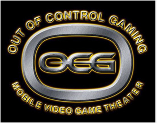 O, OCG, OUT OF CONTROL GAMING, MOBILE VIDEO GAME THEATER