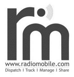 RM WWW.RADIOMOBILE.COM DISPATCH TRACK MANAGE SHARE