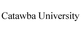 CATAWBA UNIVERSITY