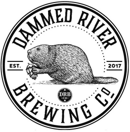 EST. 2017 DAMMED RIVER BREWING CO DRB ·CO ·