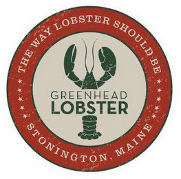 GREENHEAD LOBSTER THE WAY LOBSTER SHOULD BE STONINGTON, MAINE