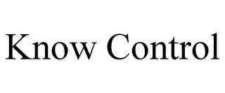 KNOW CONTROL