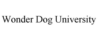 WONDER DOG UNIVERSITY