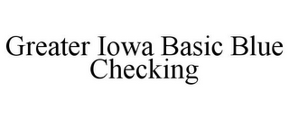 GREATER IOWA BASIC BLUE CHECKING