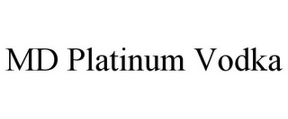 MD PLATINUM VODKA