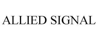 ALLIED SIGNAL