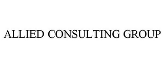 ALLIED CONSULTING GROUP