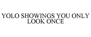 YOLO SHOWINGS YOU ONLY LOOK ONCE