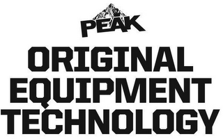 PEAK ORIGINAL EQUIPMENT TECHNOLOGY